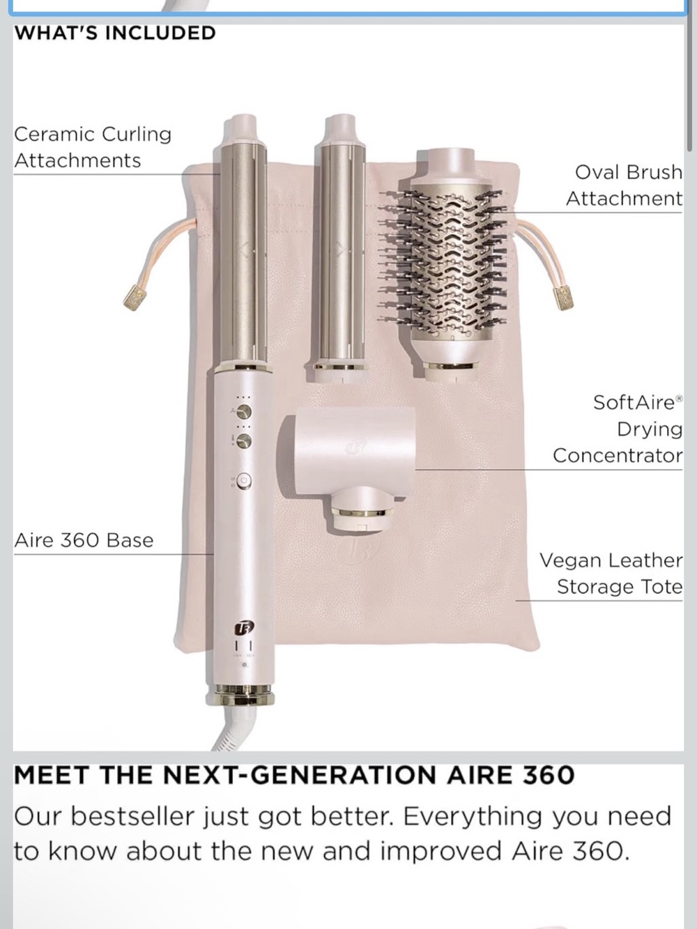 T3 LuxeDry Ionic Hair Dryer Set, Blow Dryer with Diffuser for Curly, Wavy & All - Picture 3 of 13